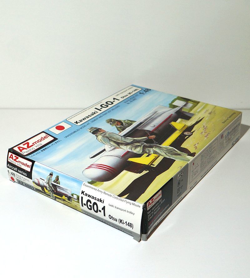 AZモデル 1/48 川崎 キ-148 陸軍 イ号一型乙無線誘導弾 (ドーリー付き) AZ4862 日本 空対艦ミサイル 試作機 エッチング プラモデル 模型_画像2