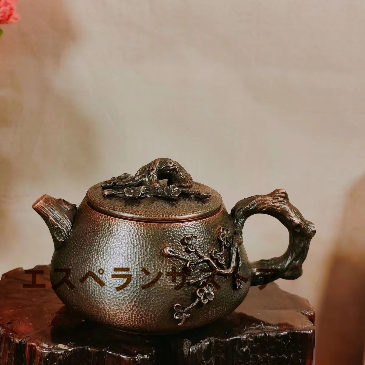 [エスペランザストア]職人手作り 陶器 煎茶道具 茶壺 茶壷 急須 常滑焼 茶器 茶道具 容量：300ML_画像1