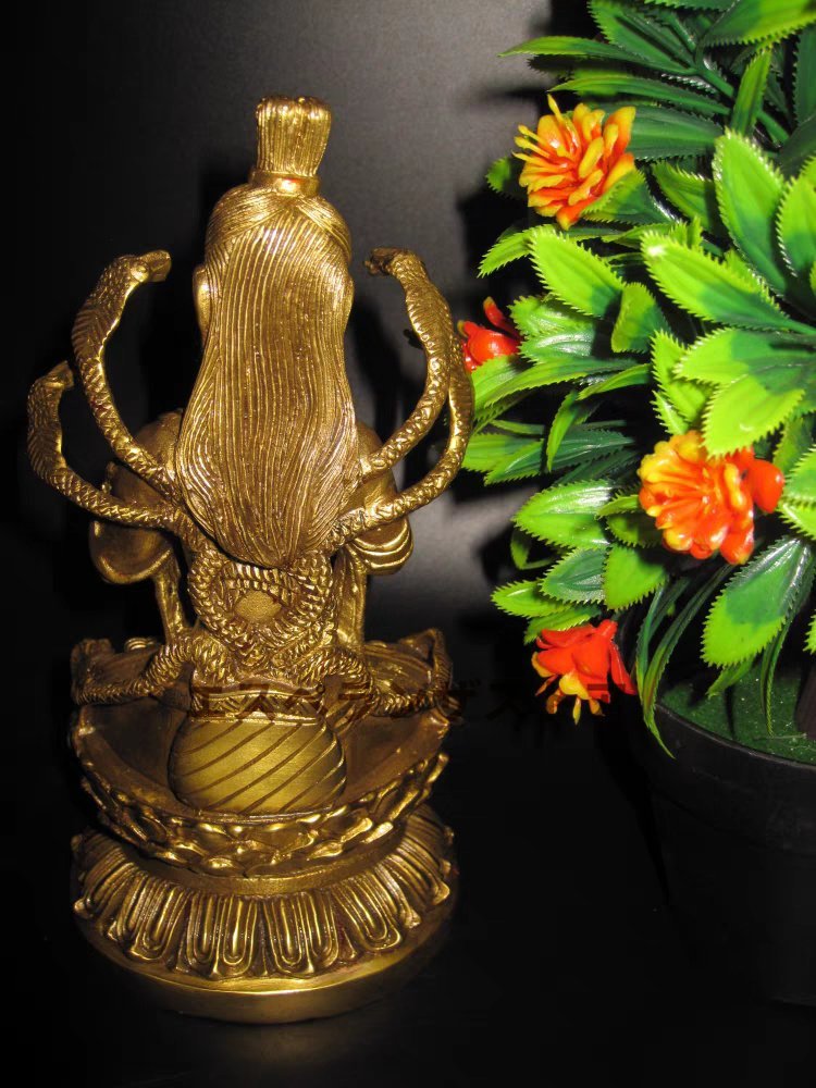 [エスペランザストア]純銅 蛇仙仏像 招財 奉納する仏像 置物_画像5
