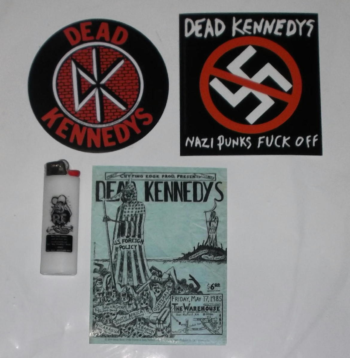 ★デッド ケネディーズ ステッカー 3pcs 正規品 Dead Kennedys Sticker ハードコア punk 雑貨_画像1