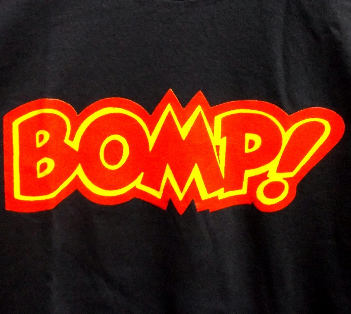 ★BOMP! ボンプ レコード Tシャツ 黒 M 正規品! garage power pop records ガレージ パンク_画像1