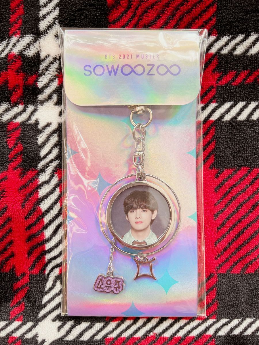 【公式】【新品未使用】【BTS】【SOWOOZOO】KEYRING キーリング　キーホルダー　（V）（テテ）