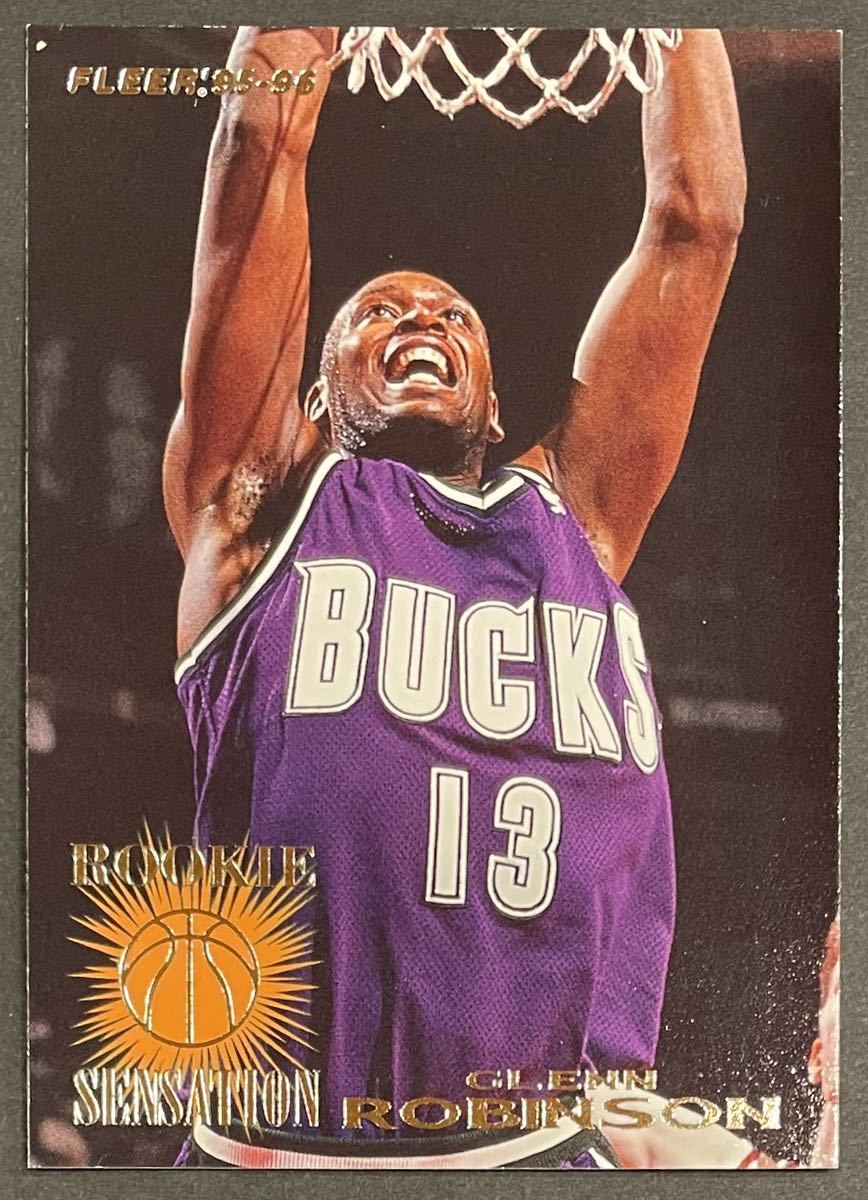 Glenn Robinson 1994-95 Fleer Rookie Sensation Insert Bucks Big Dog NBA_画像1