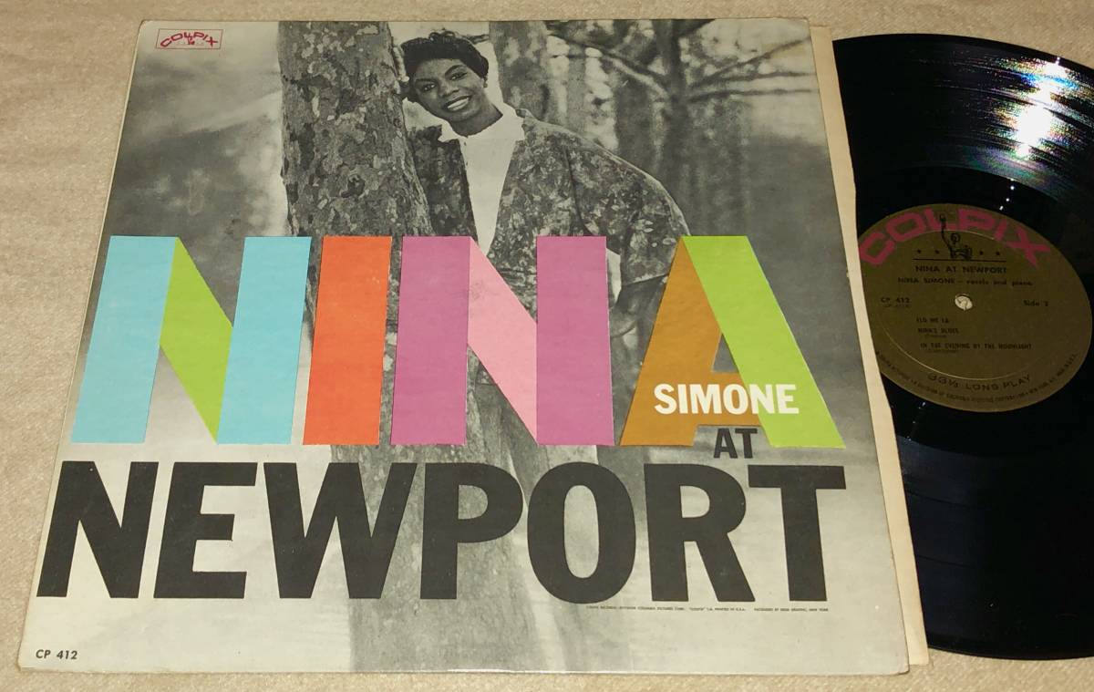 ●トップコンディション極上美盤Mono完オリ完品Nina Simone / At Newport●Janis Joplinネタ！名演名唱満載ライヴ_画像1