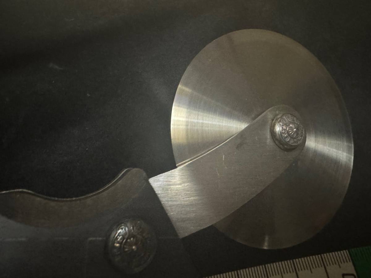 クロムハーツ Chrome Hearts 完璧本物 ピザカッター PIZZA CUTTER 家具 激レア エボニー_画像6