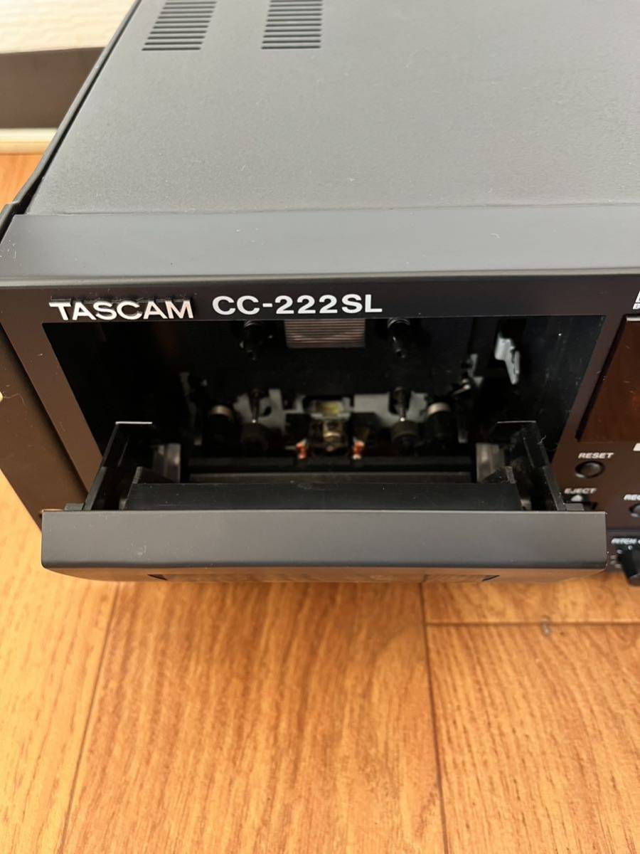 【ジャンク品】TASCAM CC-222SL 2007年製 タスカム MKII カセットデッキ CD レコーダー _画像3
