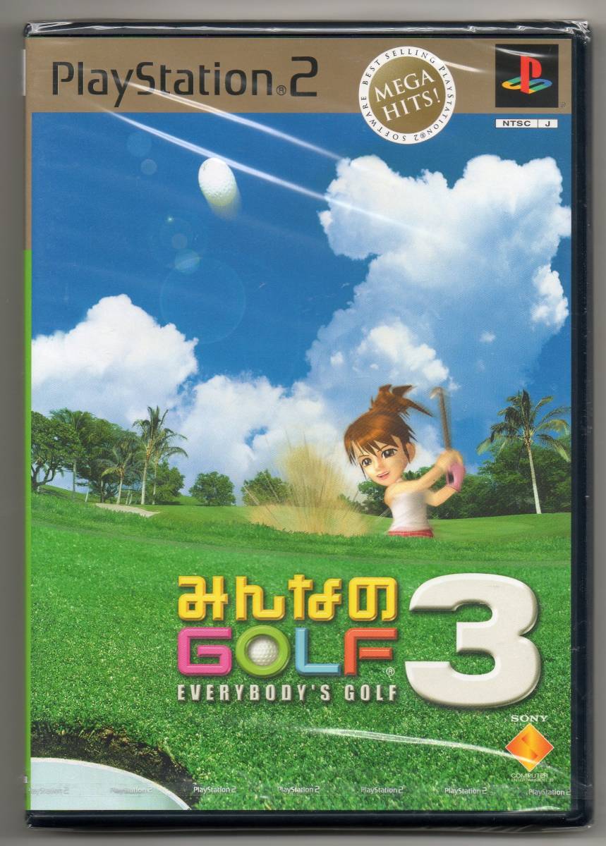 未開封!! 「PS2 みんなのゴルフ3 GOLF」プレイステーション2ソフト_画像1