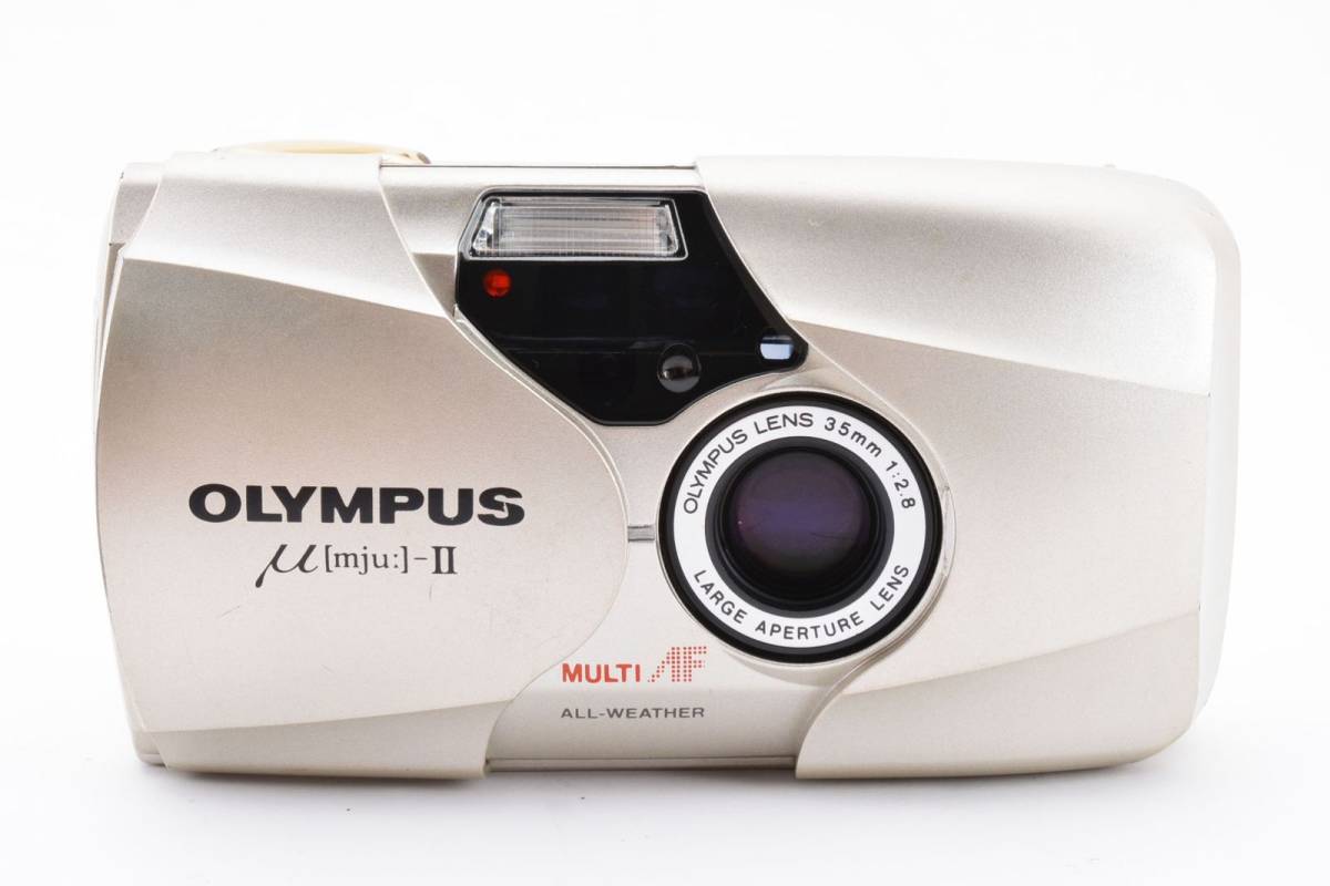 【完動品】Olympus オリンパス mju ii μⅡ フィルムカメラ　#B26_画像2