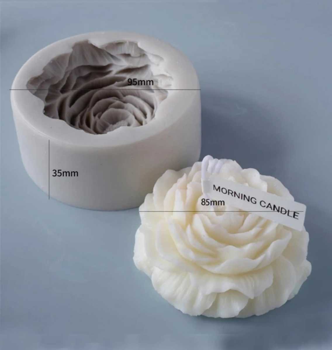  silicon mold rose candle candle type candle mold aroma Stone .... rose flower type mold solid Korea 