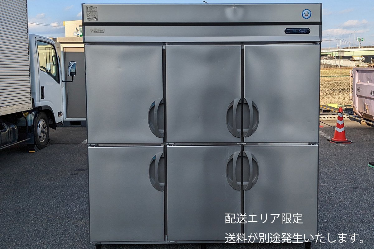 福島工業 フクシマ 縦型冷凍冷蔵庫 6面 6ドア 2凍4蔵 ARD-182PMD 福島工業 フクシマ 縦型冷凍冷蔵庫 6面 6ドア 2凍4蔵 ARD-182PMD