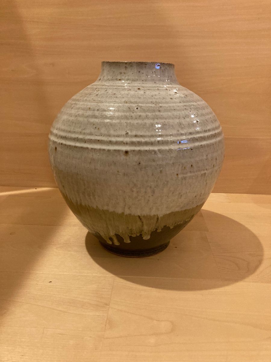 こぶ志焼き　北海道　花器　花瓶　壺