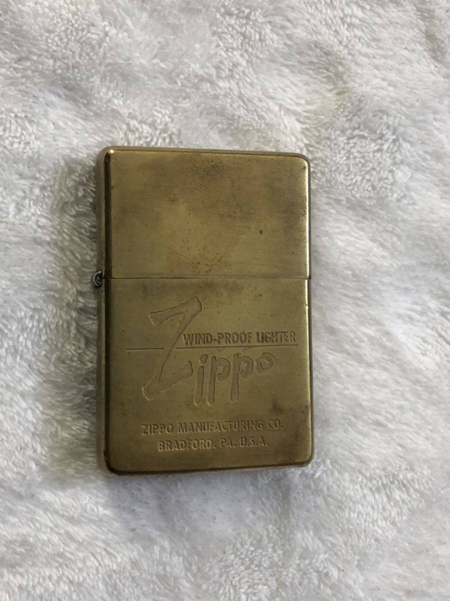 Yahoo!オークション - ZIPPO ジッポー オイルライター SOLID BRAS