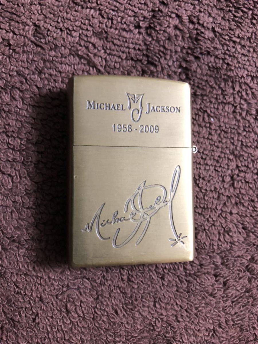 ZIPPO風ライター　オイルライター　マイケル・ジャクソン　Michael Jackson 未使用品　ジッポー 風　希少_画像2
