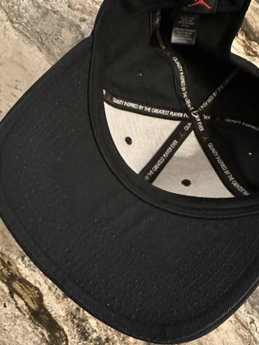 【古着】NIKE JORDANキャップ BLACK 帽子 CAP _画像8