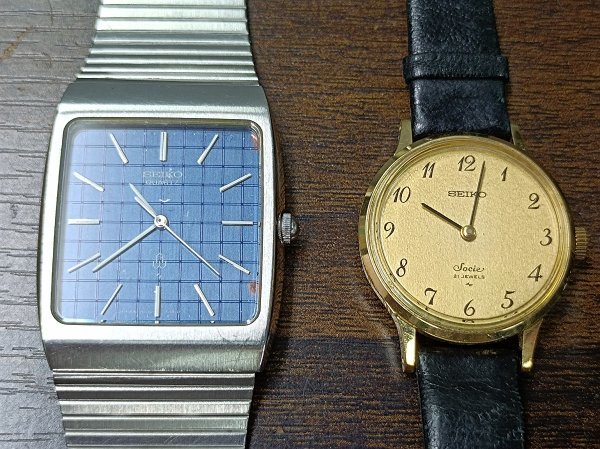 BDT79　腕時計　部品取り　ジャンク品　おまとめ6点　Q&Q　SEIKOセイコー　など　※記念品刻印あり_画像4