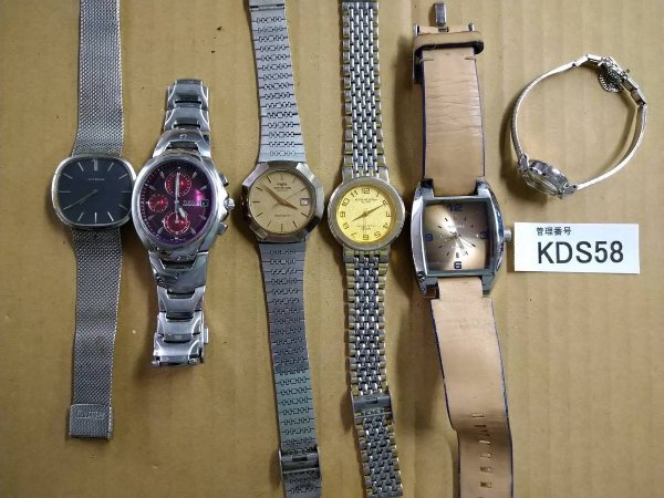 【SALE／60%OFF】 KDS58　ジャンク品　時計　腕時計　部品取り　おまとめ6点　TECHNOSテクノス　DIESEL　WIRED　など テクノス