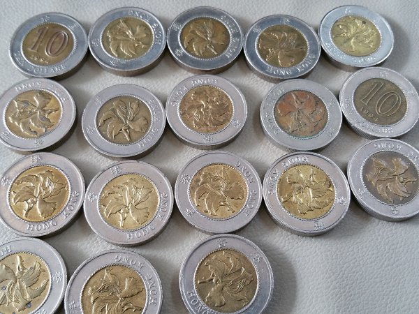 SDT37　世界のコイン　硬貨　香港　5ドル　2ドル　10ドル　おまとめ_画像9