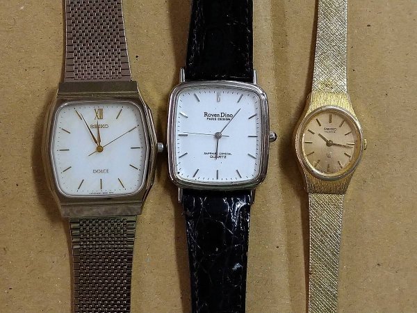 KDT18　ジャンク品 　時計　腕時計　部品取り　おまとめ7点　SEIKOセイコー　TIMEX　RovenDino　など_画像3