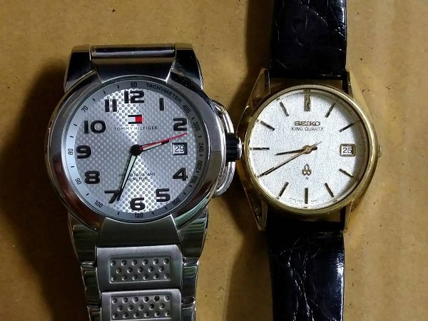 KDT47　ジャンク品 　時計　腕時計　部品取り　おまとめ6点　SEIKOセイコー　Burberrysバーバリー　MICHIKOLONDON　など_画像3