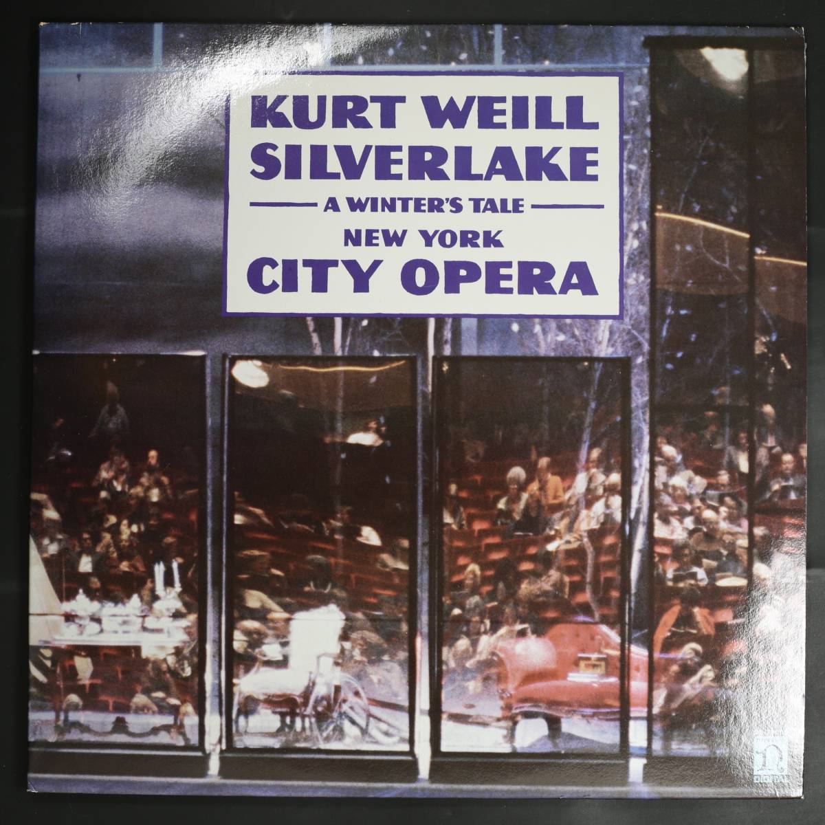 【US Orig.LP】ユリウス・ルーデル,ニューヨーク・シティ・オペラ/クルト・ワイル:銀の湖(並良品,DIGITAL,1980,Kurt Weill)_画像1