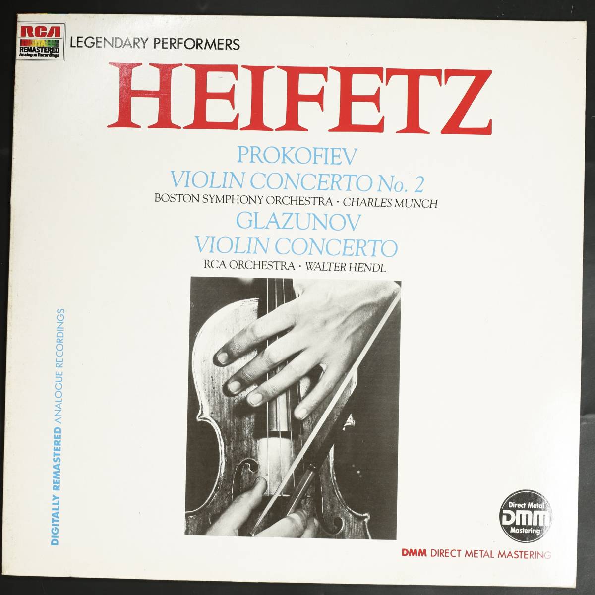 【独盤LP】ヤッシャ・ハイフェッツ/プロコフィエフ:ヴァイオリン協奏曲第2番 他(並良品,DIGITAL REMASTER,DMM,Jascha Heifetz)の画像1