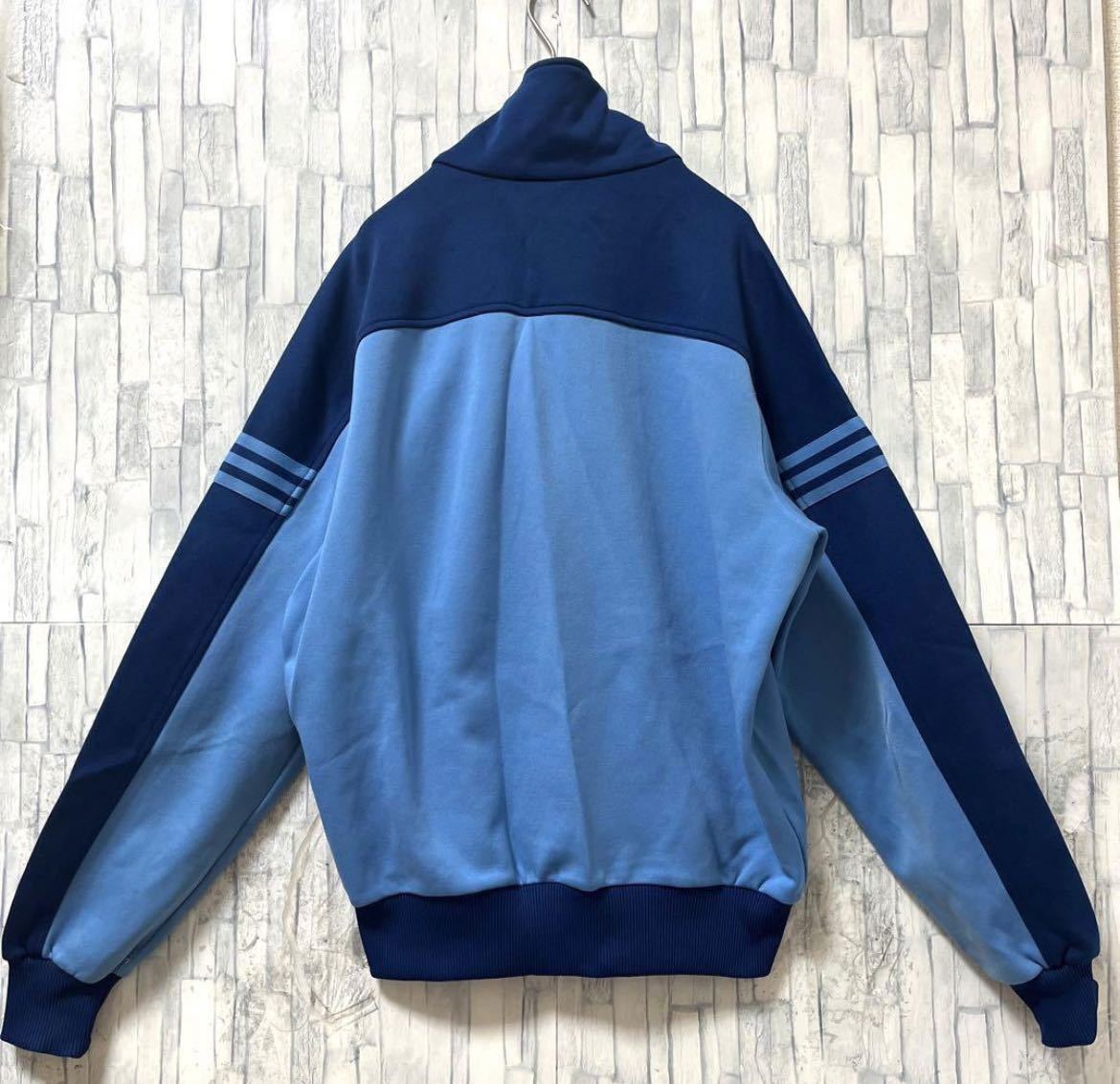 在原みゆ紀着用 70s adidas トラックジャケット ジャージ ブルー 青-