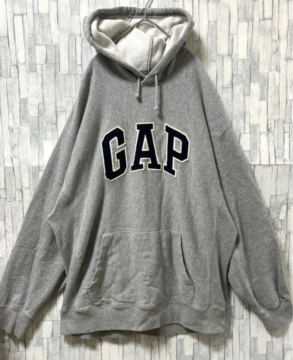 OLD GAP オールド ギャップ パーカー スウェット L デカロゴ OLD GAP オールド ギャップ パーカー スウェット L デカロゴ