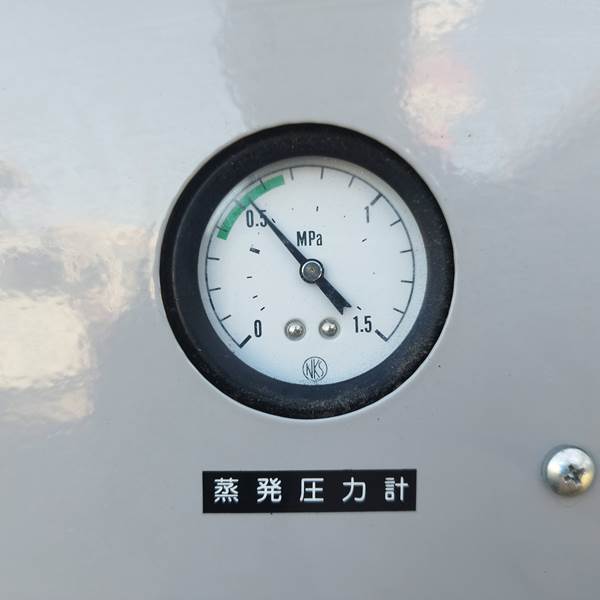 明治製作所 MEIJI 15馬力 11kW 給油式パッケージコンプレッサー DPK-110B ドライヤー付 3相200V 60Hz 2009年製_画像7