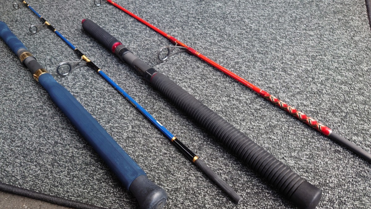 11売切 ジギングロッド 2本まとめて JIGGR STICK SE S59-3/4 JIG SHAKE SP562-M ライトジギング ジギング 青物 根魚_画像4