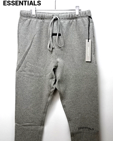 国内正規品 M 新品 ¥17,380【ESSENTIALS SWEAT PANT 130SU 212061F DARK HEATHER OATMEAL エッセンシャルズ スウェットパンツ】_画像1