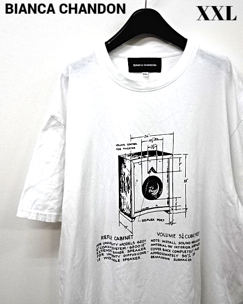 XXL【BIANCA CHANDON T-Shirt White Supreme Crew 写真家 DJ プロスケーター Alex Olson ビアンカシャンドン Tシャツ ホワイト】_画像1