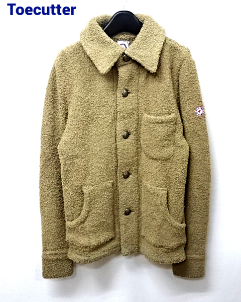 S ￥27,300【Toecutter BABY HAIR Jacket BEIGE トゥーカッター ベイビーヘア ジャケット もこもこ コンチョボタン ベージュ】_画像2