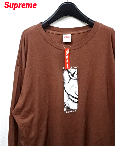 XL【Supreme The Crow L/S Tee Brown シュプリーム クロウ ロング