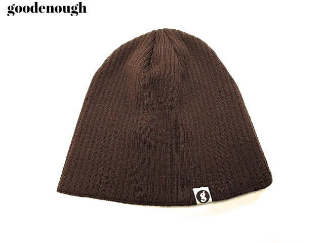 【goodenough gravis KNIT Cap Brown GDEH2003 グラビス グッドイナフ ニットキャップ ビーニー ニット帽 帽子 ブラウン】_画像1