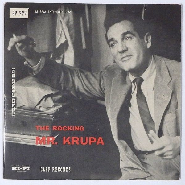 ★Gene Krupa★The Rocking Mr. Krupa US-CLEF EP-222 (mono) 廃盤EP !!!_画像1