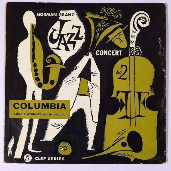 ★Charlie Parker他★Norman Granz Jazz Concert No. 2 UK-COLUMBIA 33CX 10060 David Stone Martinジャケット (mono) 廃盤LP !!!_画像1