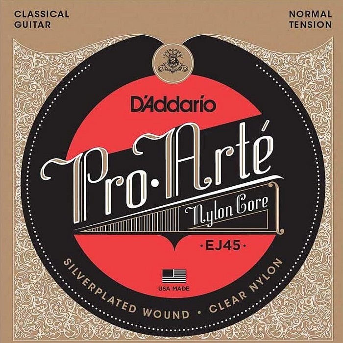 D'Addario EJ45 Pro Arte Nylon Silver/Clear Normal ダダリオ クラシック弦