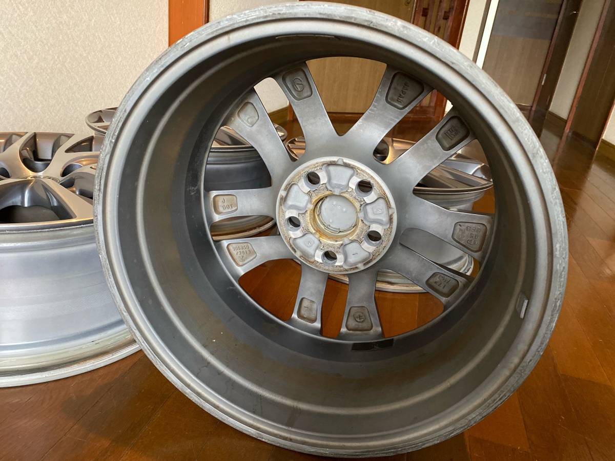 中古☆レクサス IS AVE30 中期 純正 アルミ ホイール 4本セット☆17 × 7.5J 45 LEXUS 純正流用などに_画像8