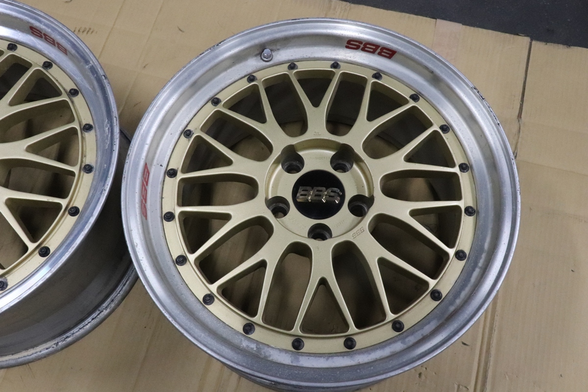 １円～　ＢＢＳ　ＬＭ　ゴールド　9.5+38　２本_画像5