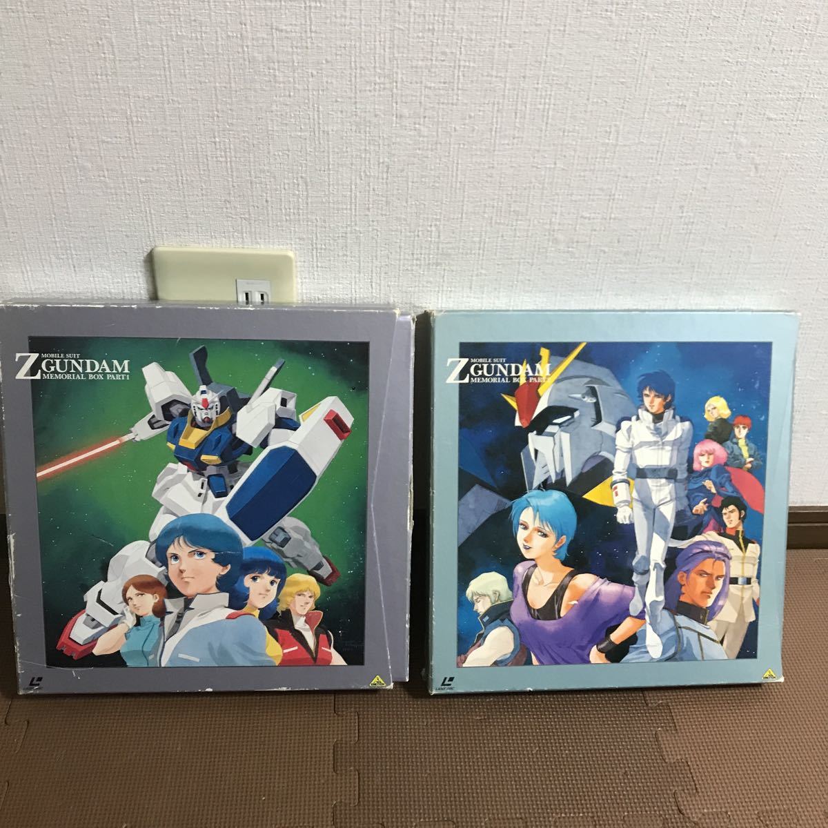 Z GUNDAM laser disk memorial box 1*2