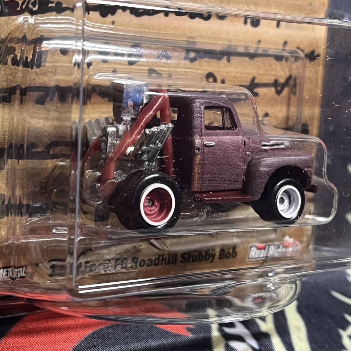 ホットウィール Roadkill Stubby Bob Motortrend 1950 Ford F6 ロードキル Fシリーズ RLC _画像3