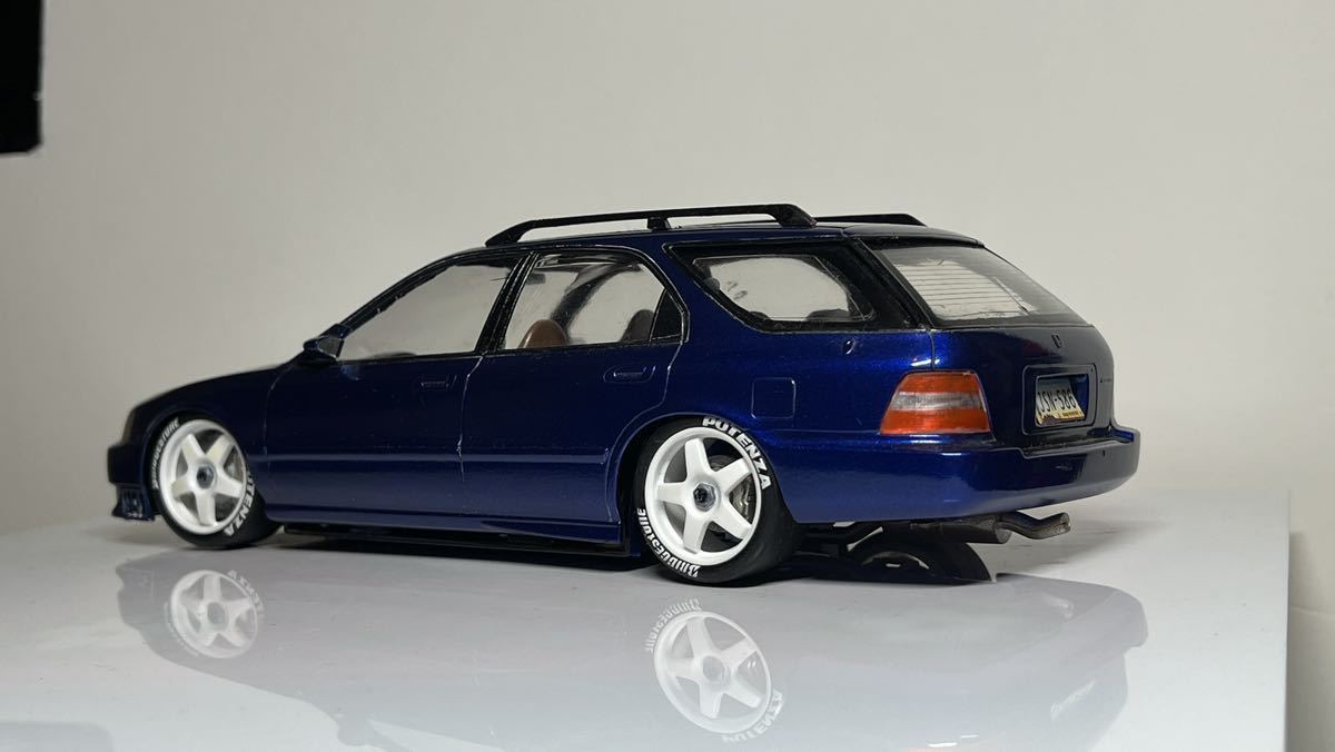 プラモデル 完成品 アオシマ アコードワゴン タミヤ JTCC 1/24 プラモデル 完成品 アオシマ アコードワゴン タミヤ JTCC 1/24