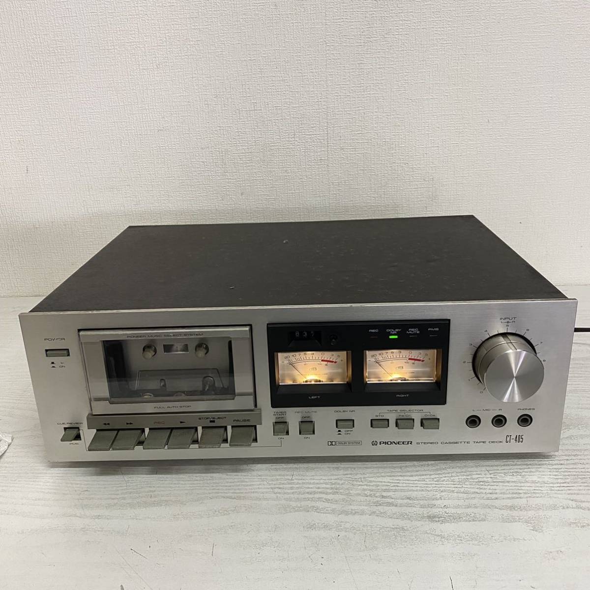 カセットデッキ Pioneer CT-405 - カセットデッキ カセットデッキ Pioneer CT-405 - カセットデッキ