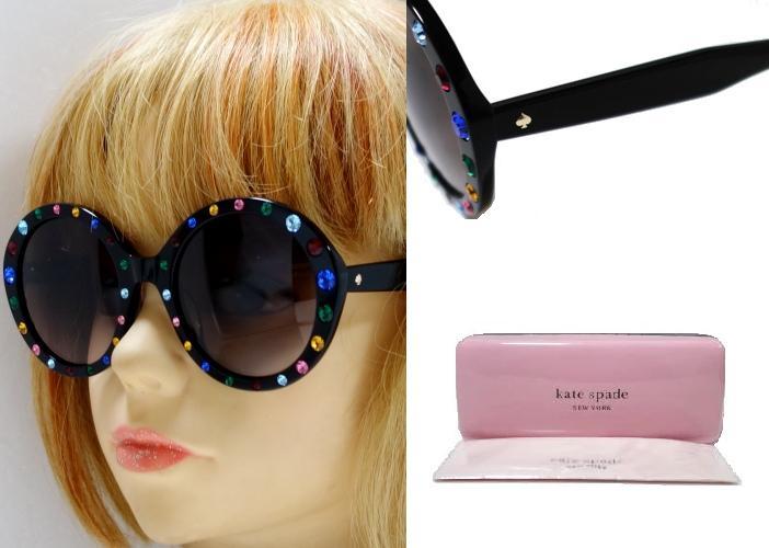 [Kate spade] Kate Spade sunglasses ZYA/G/STRASS SZE black Asian fitsuto domestic regular goods 