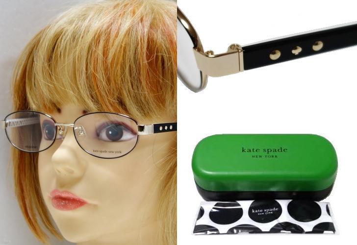 [Kate spade] Kate Spade glasses frame CANDELA/F 807 black domestic regular goods 