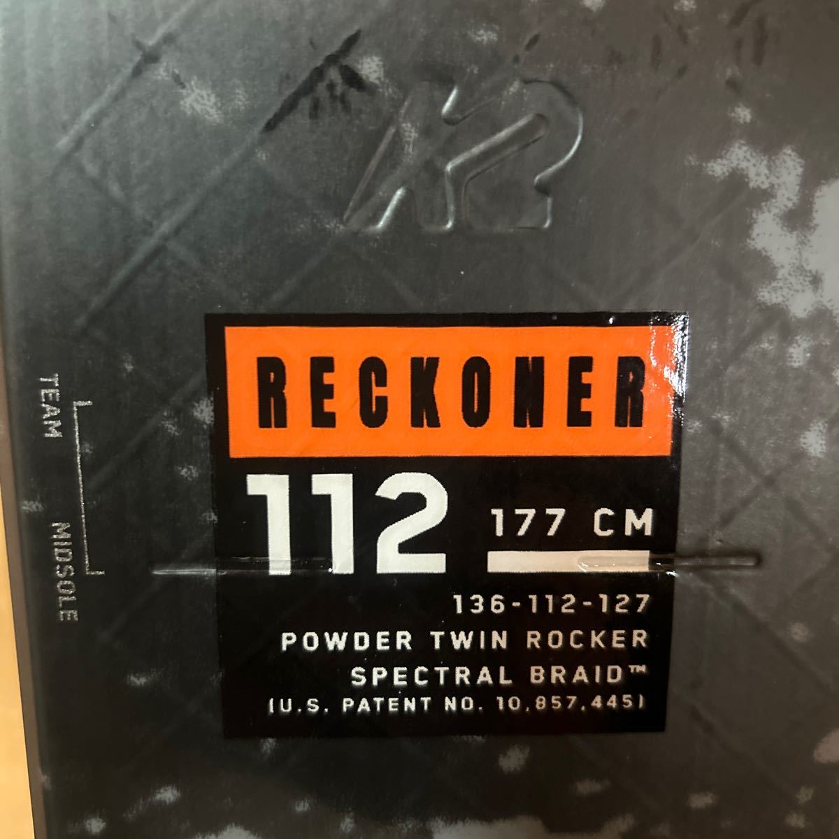K2RECKONER112 177㎝ TYROLIA ATTACK11 新品未使用 22-23モデル K2RECKONER112 177㎝ TYROLIA ATTACK11 新品未使用 22-23モデル
