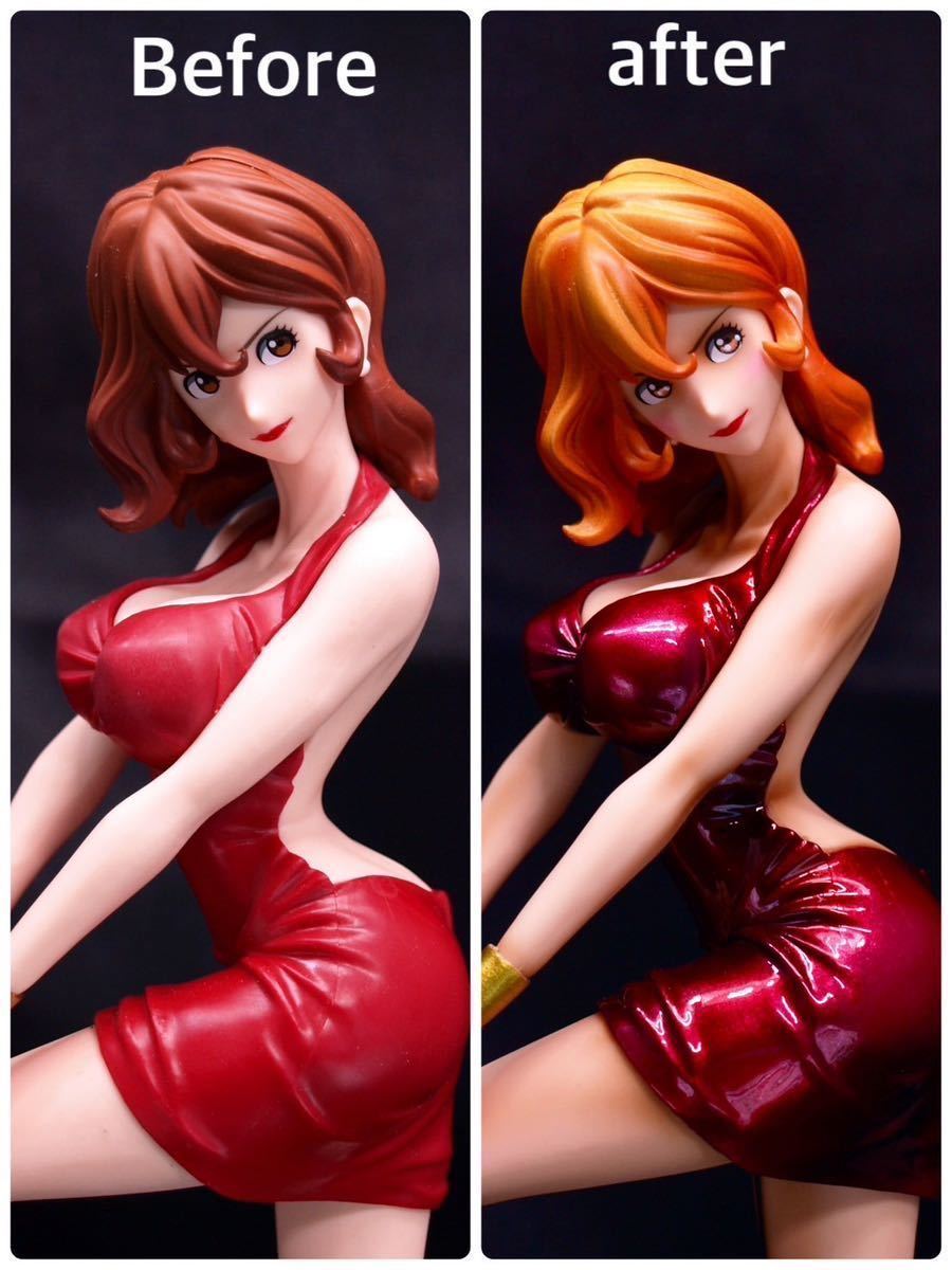 ルパン三世 峰不二子 GLITTER&GLAMOURS リペイント リペイント ルパン三世 峰不二子 GLITTER&GLAMOURS 透け塗装