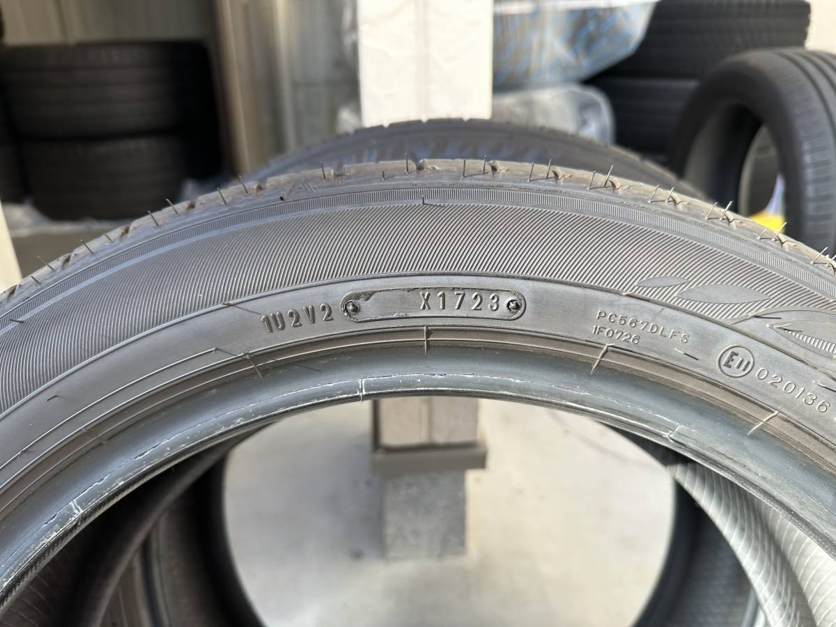 【中古品・ほぼ新車外し】215/50R18 92V 4本 2023年製 DUNLOP ダンロップ ENASAVE エナセーブ EC300+ ヤリスクロス純正/マツダCX-3にも_画像9