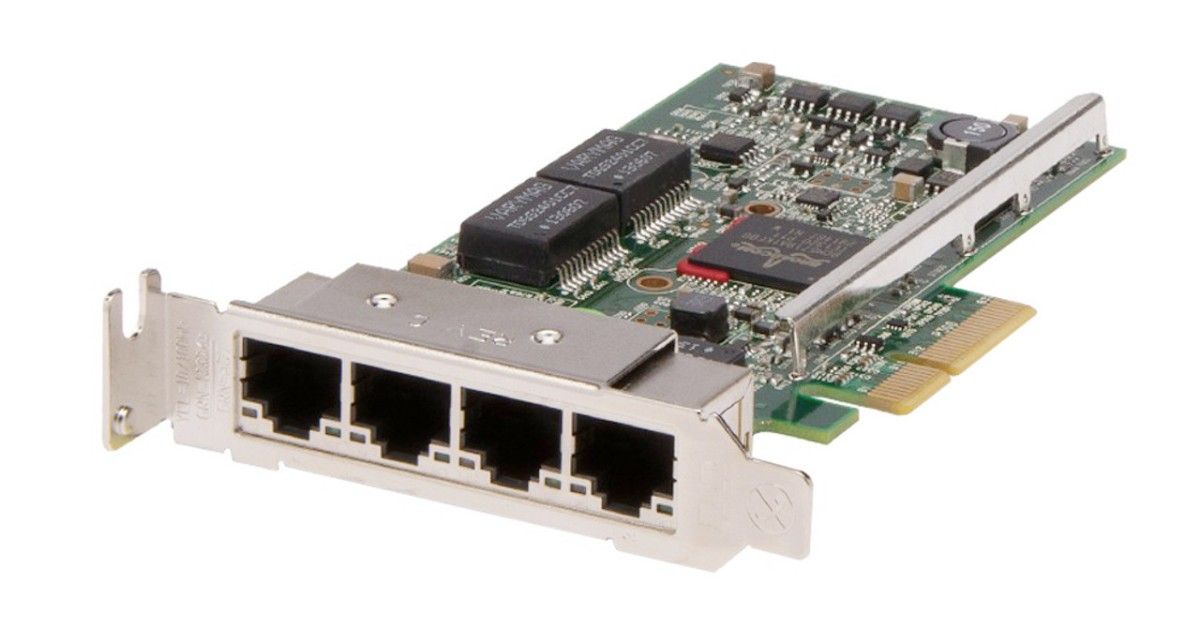 DELL クアッドポートギガビットイーサネット PCIe ネットワーク ロープロファイル インターフェースカード