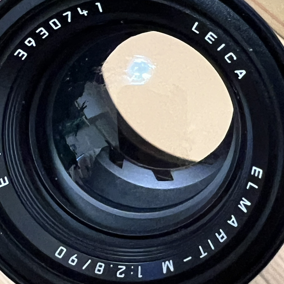 L15/5421-43★希少品★ライカ Leica ELMARIT-M 90mm F2.8 E46 【元箱付き】_画像9